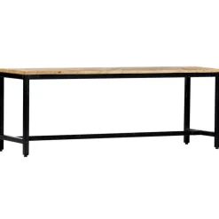 vidaXL Banco de comedor madera maciza de mango en bruto 120 cm Clearance