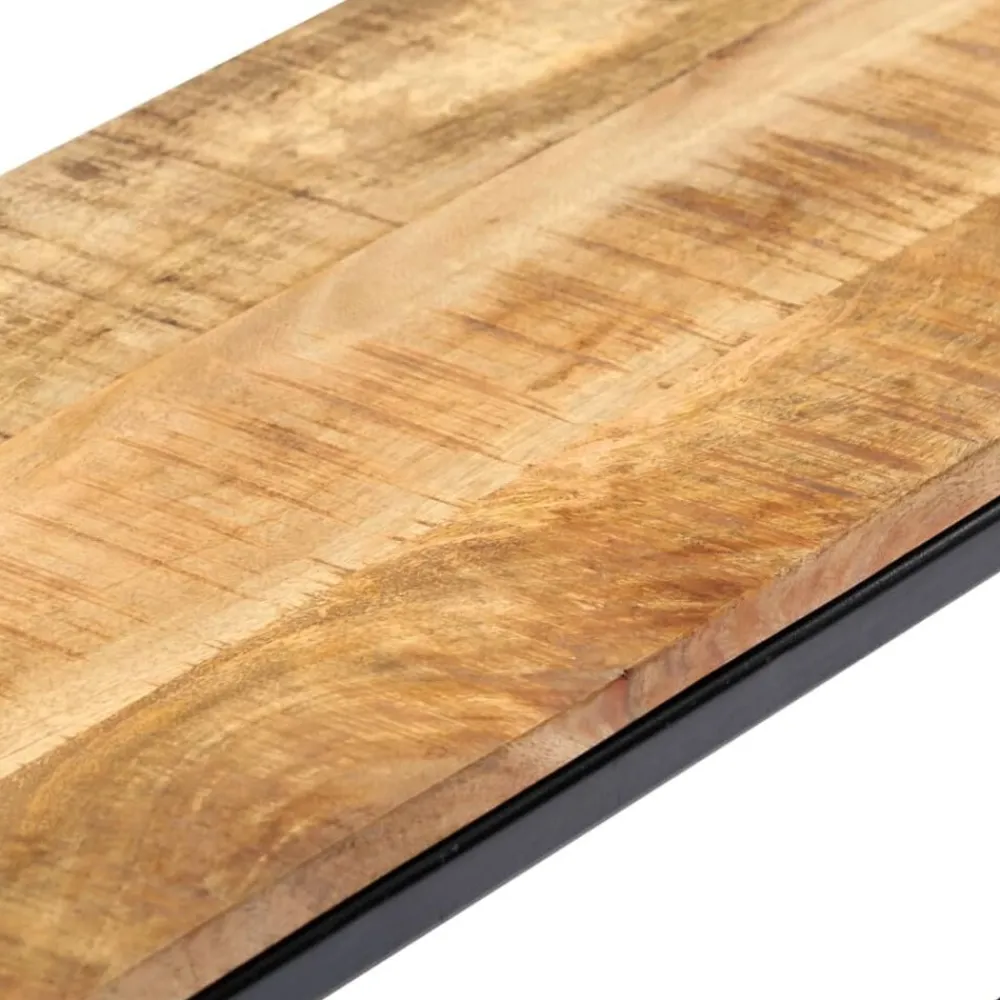 vidaXL Banco de comedor madera maciza de mango en bruto 120 cm Clearance