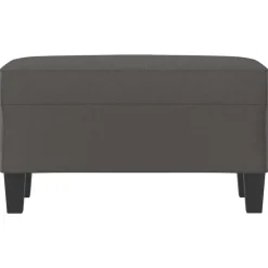 vidaXL Bancos-Banco de cuero sintético 70x35x41 cm