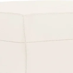 vidaXL Banco de cuero sintético color 70x35x41 cm Crema Online