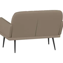 vidaXL Bancos-Banco de cuero sintético color 107x80x81 cm