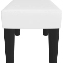 vidaXL Banco de cuero sintético 70x30x30 cm Blanco Online