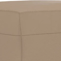 vidaXL Banco de cuero sintético color 70x35x41 cm Capuchino Discount