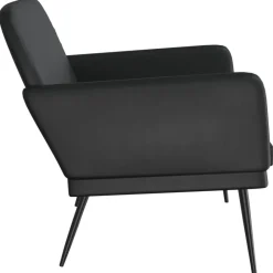 vidaXL Bancos-Banco de cuero sintético 107x80x81 cm