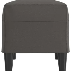 vidaXL Banco de cuero sintético 70x35x41 cm Gris Online
