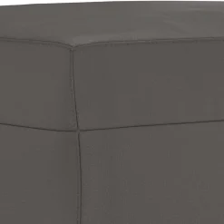 vidaXL Banco de cuero sintético 70x35x41 cm Gris Online