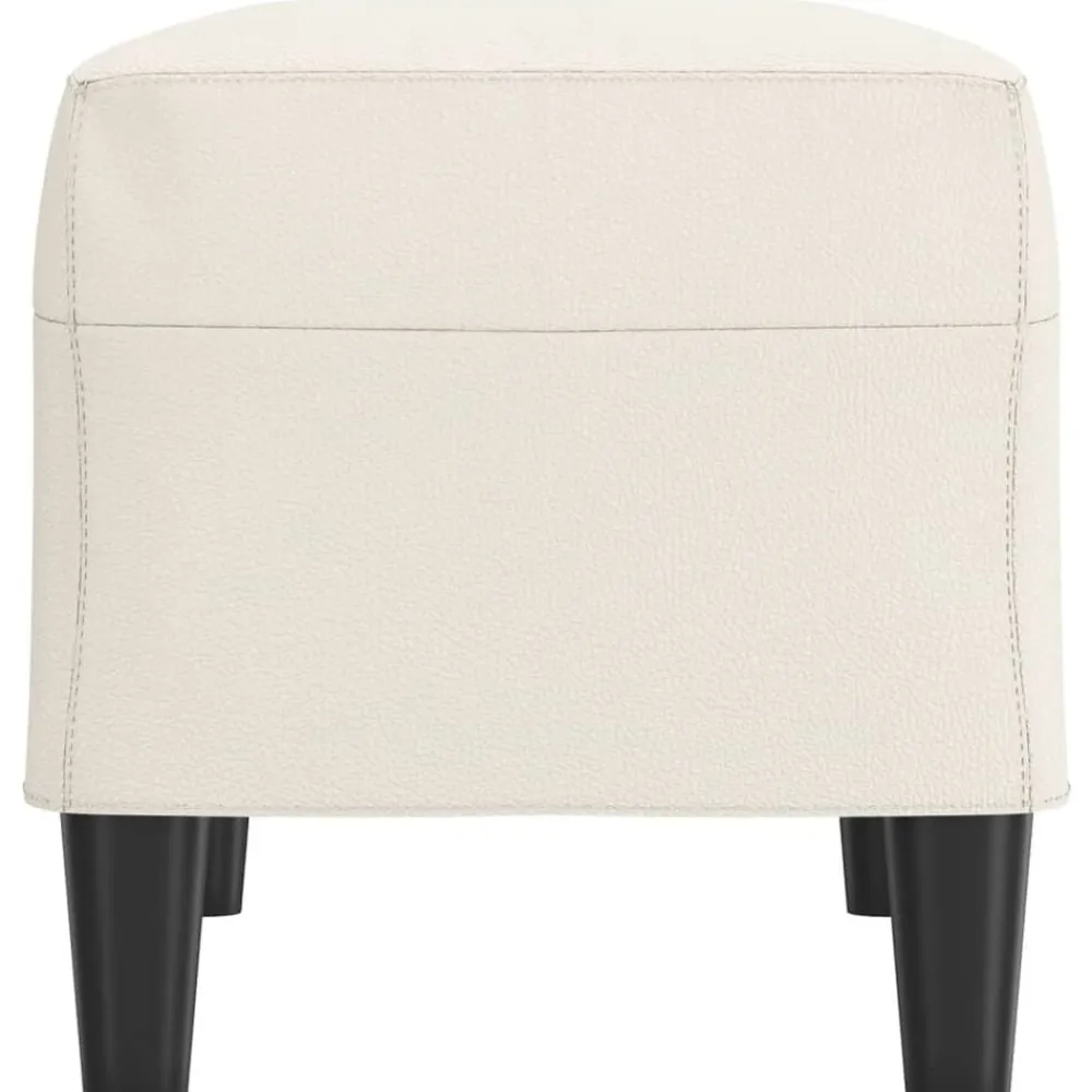 vidaXL Bancos-Banco de cuero sintético color 70x35x41 cm