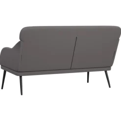 vidaXL Bancos-Banco de cuero sintético 110x76x80 cm
