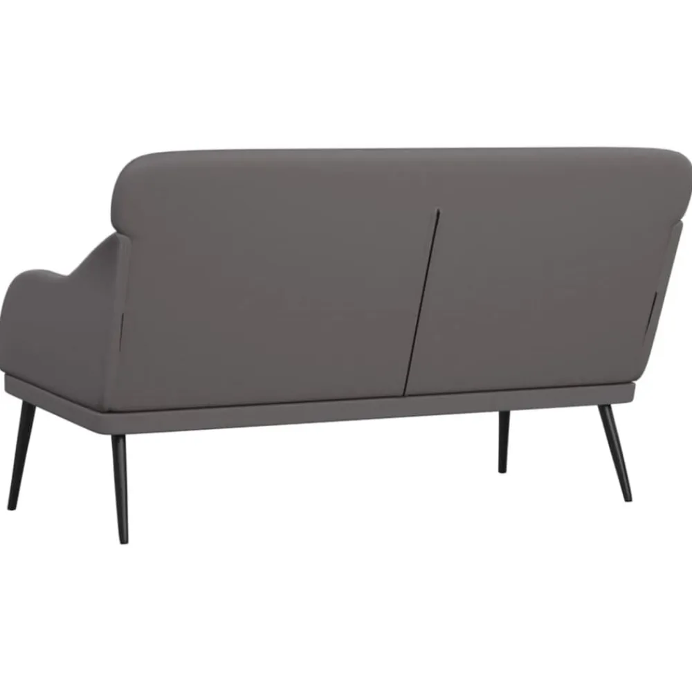 vidaXL Bancos-Banco de cuero sintético 110x76x80 cm