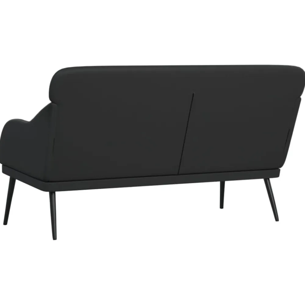 vidaXL Bancos-Banco de cuero sintético 110x76x80 cm