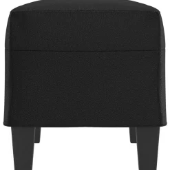 vidaXL Banco de cuero sintético 70x35x41 cm Negro Sale
