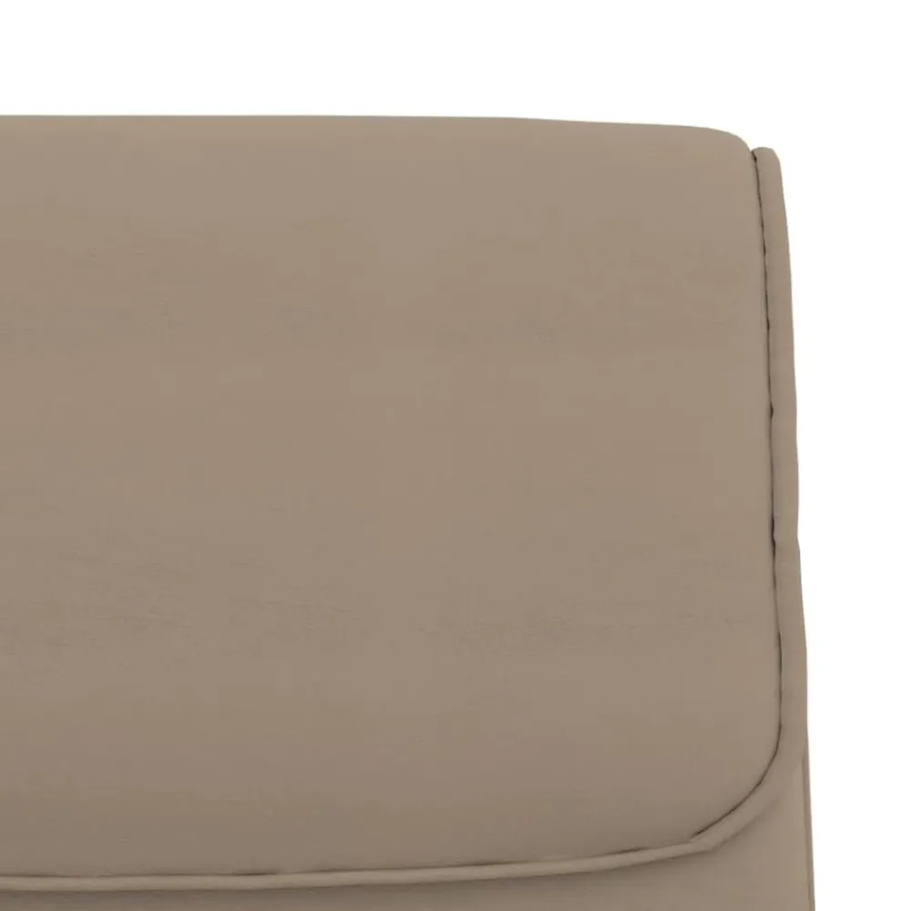 vidaXL Banco de cuero sintético color 100x64x80 cm Capuchino Clearance