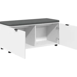 vidaXL Bancos-Banco de entrada 100 x 38 x 46 cm Madera Ingenierizada y Tela