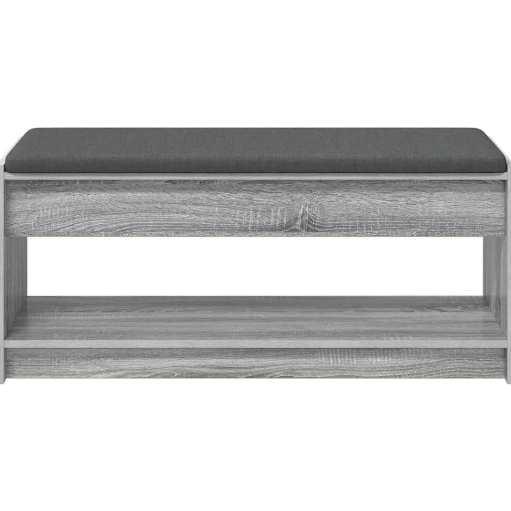 vidaXL Bancos-Banco de entrada con cojín 103 x 38 x 45 cm