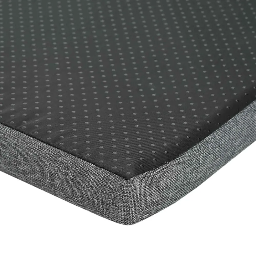 vidaXL Banco de entrada con cojín 103 x 38 x 45 cm Roble ahumado Hot
