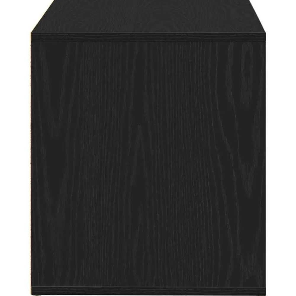 vidaXL Banco de entrada con cajón 80 x 40 x 45 cm Roble negro