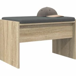 vidaXL Bancos-Banco de entrada con cojín 63 x 38 x 40 cm