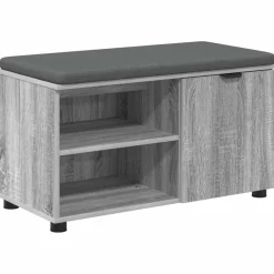 vidaXL Bancos-Banco de entrada con cojín 80 x 38 x 46 cm