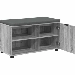 vidaXL Bancos-Banco de entrada con cojín 80 x 38 x 46 cm