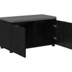 vidaXL Bancos-Banco de entrada con cojín 80 x 38 x 46 cm