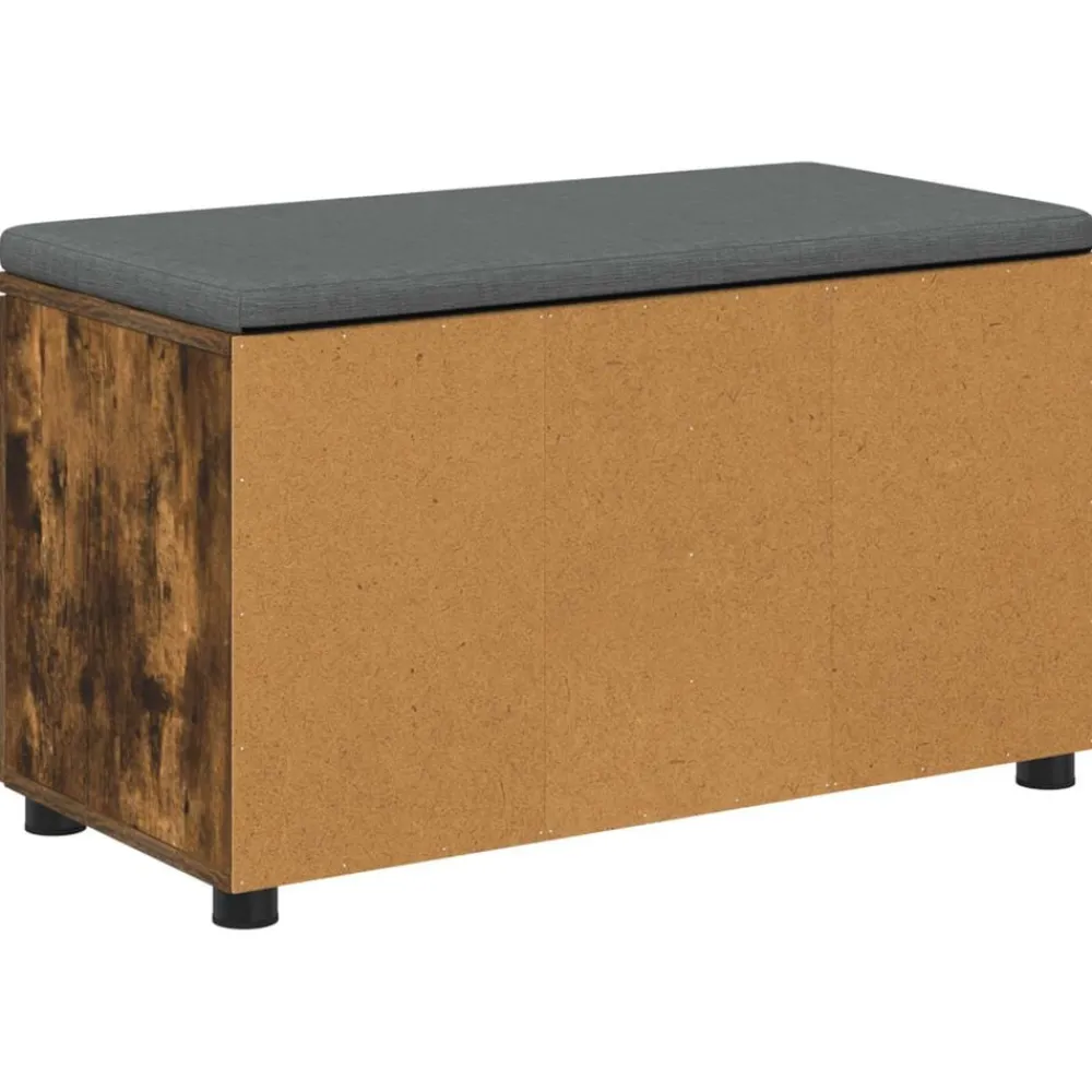 vidaXL Bancos-Banco de entrada con cojín 80 x 38 x 46 cm