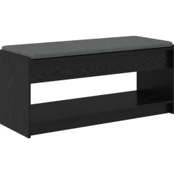 vidaXL Bancos-Banco de entrada con cojín 103 x 38 x 45 cm