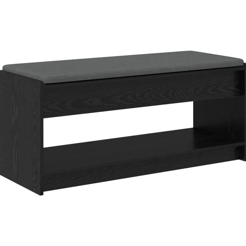 vidaXL Bancos-Banco de entrada con cojín 103 x 38 x 45 cm