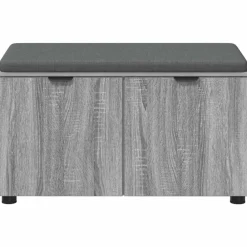 vidaXL Bancos-Banco de entrada con cojín 80 x 38 x 46 cm