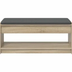 vidaXL Bancos-Banco de entrada con cojín 103 x 38 x 45 cm