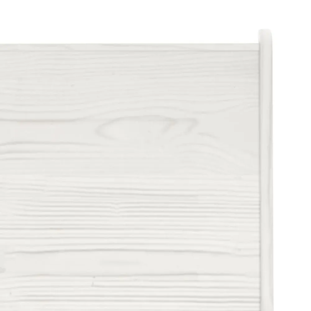 vidaXL Banco de esquina REINE madera maciza de pino 151 cm Blanco Best