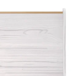 vidaXL Banco de esquina REINE madera maciza pino marrón blanco 151 cm marrón miel y blanco Best