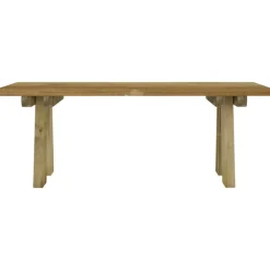 vidaXL Muebles De Jardín-Banco de jardín madera maciza de pino impregnada 110 cm