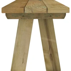 vidaXL Muebles De Jardín-Banco de jardín madera maciza de pino impregnada 110 cm