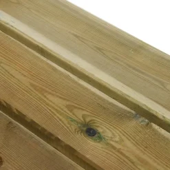 vidaXL Muebles De Jardín-Banco de jardín madera maciza de pino impregnada 110 cm
