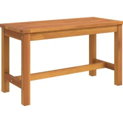 vidaXL Banco de jardín madera maciza de acacia 80x35x45 cm New