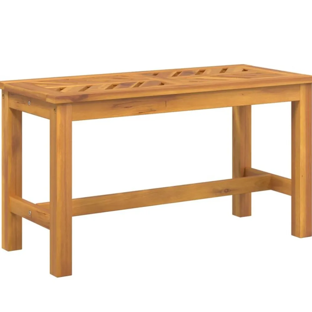 vidaXL Banco de jardín madera maciza de acacia 80 cm Online