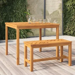vidaXL Banco de jardín madera maciza de acacia 80 cm Online
