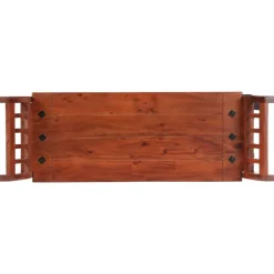 vidaXL Banco de madera maciza de acacia 111 cm Best