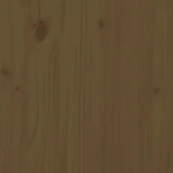 vidaXL Banco de madera maciza pino marrón miel 112,5x51,5x96,5 cm Marrón miel Outlet