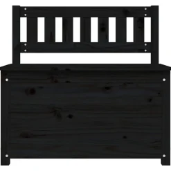 vidaXL Bancos-Banco de madera maciza de pino 80x41x77 cm