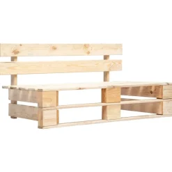 vidaXL Muebles De Jardín-Banco de palés para jardín madera