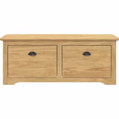 vidaXL Banco de pasillo con cajón BODO Marrón miel 118 x 40 x 50 cm Marr&oacute;n miel Best