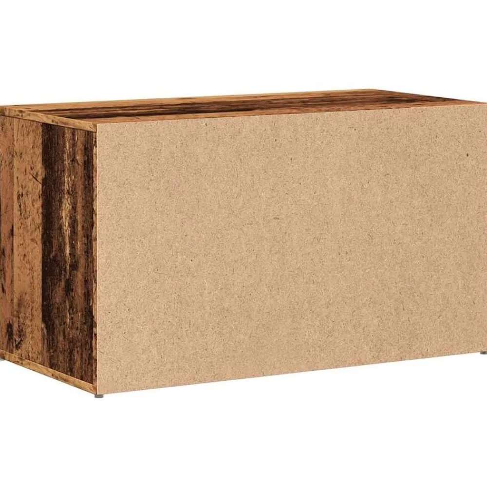 vidaXL Bancos-Banco de pasillo madera vieja 80x40x45 cm madera de ingeniería