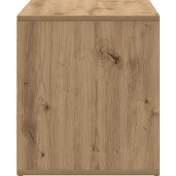 vidaXL Banco de pasillo roble artesanal 80x40x45 cm madera de ingeniería Roble artisan New