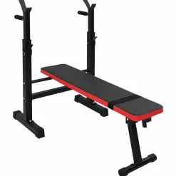 VidaXL Banco de Pesas Manual Negro 126.5 x 67 x 111 cm Sale