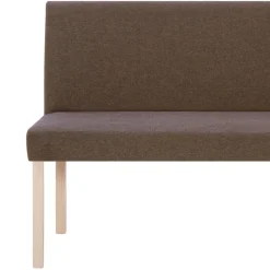 vidaXL Bancos-Banco de poliéster 139,5 cm marrón
