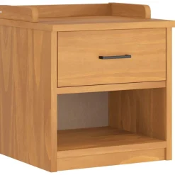 vidaXL Bancos-Banco de recibidor SANDNES madera maciza de pino 45x40x50 cm
