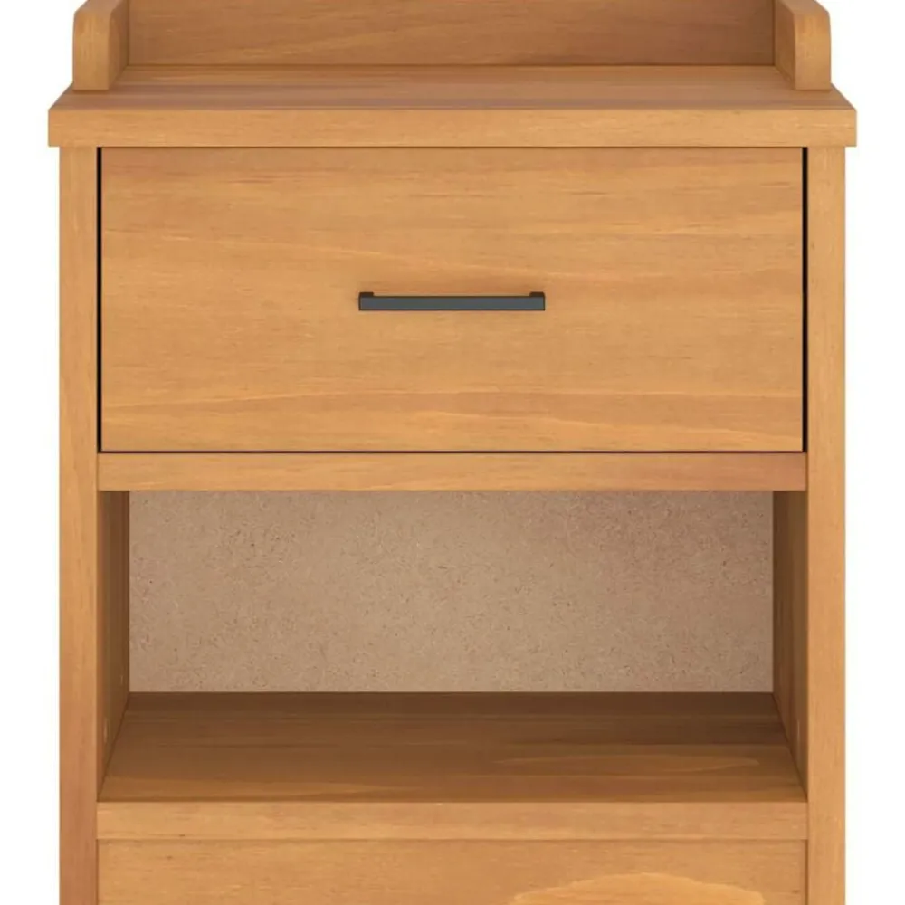vidaXL Bancos-Banco de recibidor SANDNES madera maciza de pino 45x40x50 cm