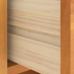 vidaXL Bancos-Banco de recibidor SANDNES madera maciza de pino 45x40x50 cm