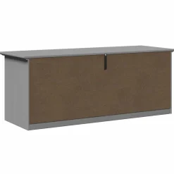 vidaXL Banco de recibidor BODO 114x40x45 cm Gris New